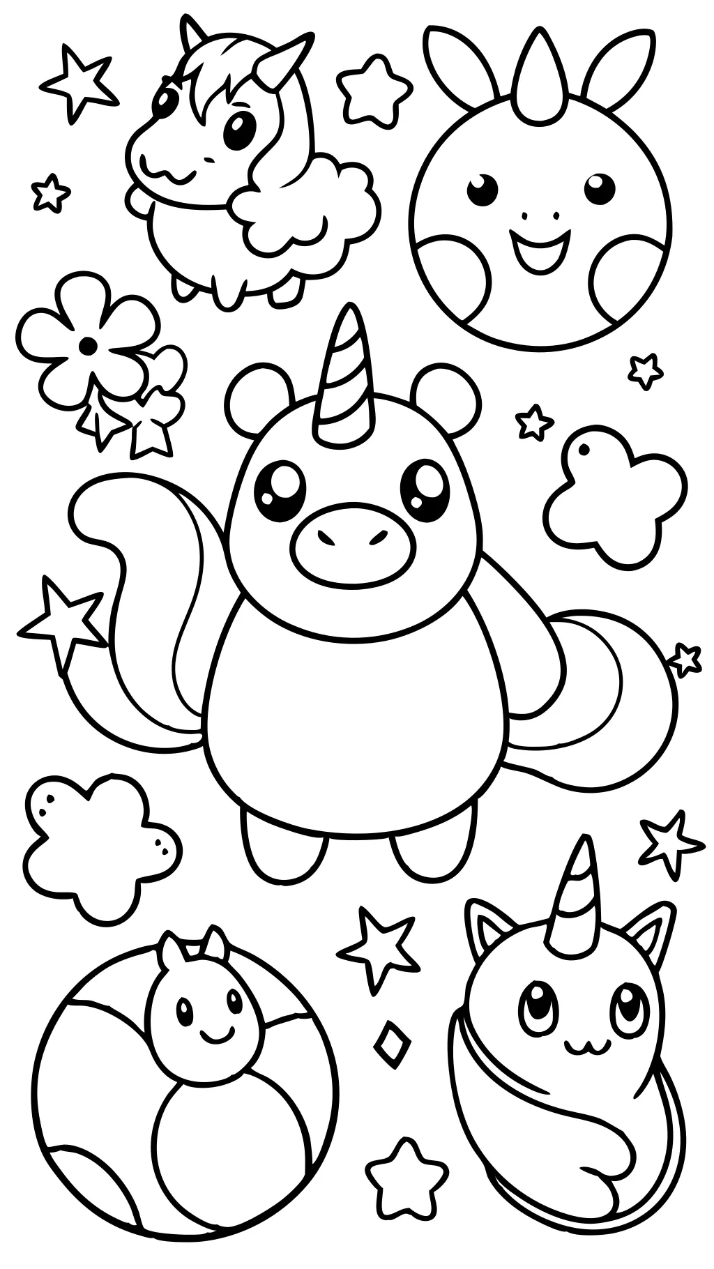 squish mellow coloring page